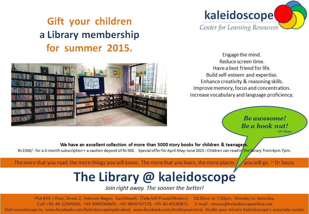 Kaleidoscope Library Poster1 2015